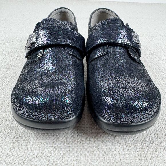 Alegria Joleen Myraid Iridescent Shimmer Women's Leather Clogs Size 38 - Picture 3 of 14